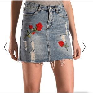 Sadie & Sage denim skirt